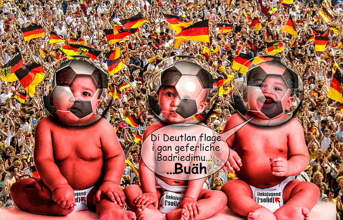 Linksjugend, Fussball, WM 2018, Deutschland. Politik, Satire