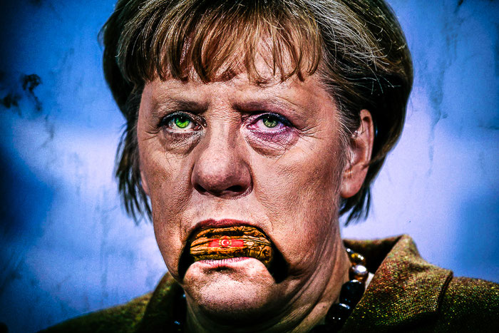 Angela Merkel, CDU, Merkill, NWO, Politik, Satire, 