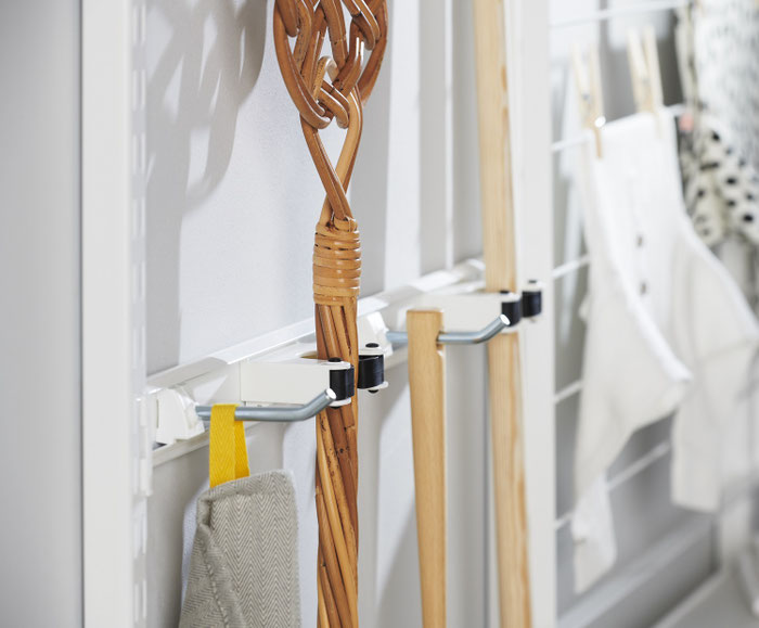 Elfa Regalsystem, Regalsystem für Abstellraum - Elfa Regalsystem