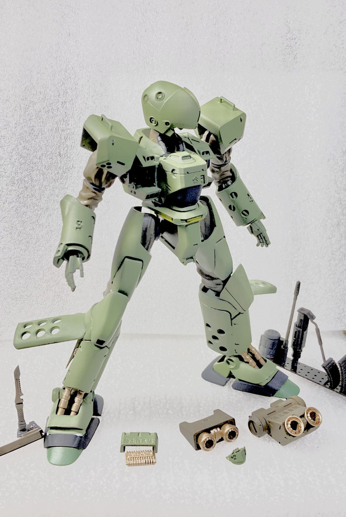 トナモ9 ↑新作72scaleヘルダイバーふる可動　1万円　35scaleをそのまま72scaleにした怒涛の超精細、人間技じゃね〜のは確かだよcvあすま^^)それでもチョイチョイ触るだけで出来て来るから♪それが魅力だね72サイズ　頭は2個入♪ MAXワタナベ社長のWAVE社から直接購入でジョイントBJｰ04、05、06のオスメスのボールタイプがあるといいよ。手首はイエサブの可動ハンドを使うもいいね♪　自作でノクトビジョンとか、黒マントとかｗ