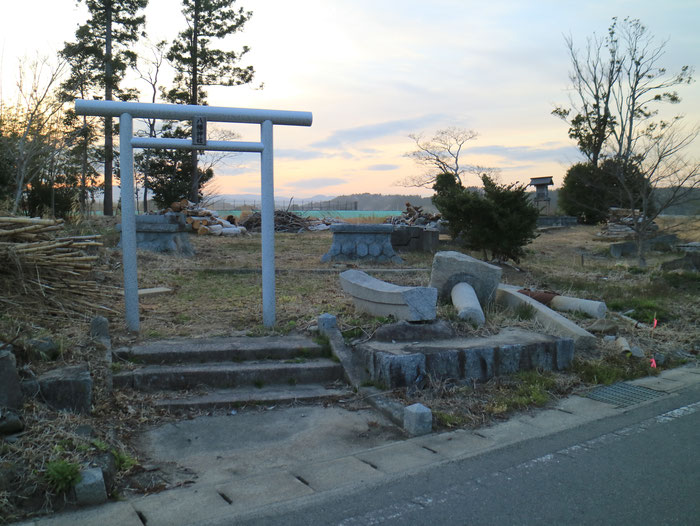 中野地区集落跡の神社