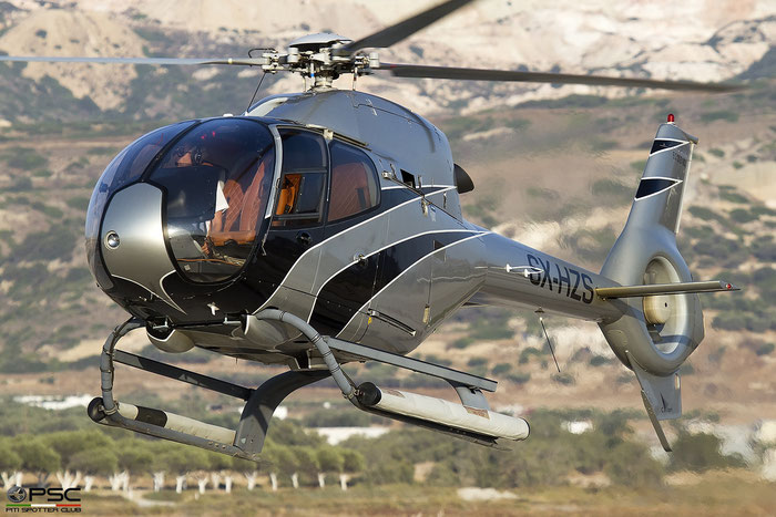 SX-HZS  Eurocopter EC 120B Colibri · Serial #: 1453 @ Paros © 2022 Piti Spotter Club Verona