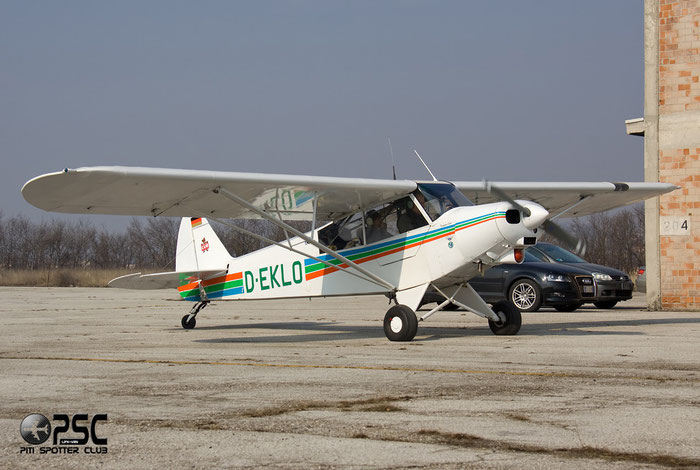 D-EKLO Piper PA-18 PA18 @ Aeroporto Verona Boscomantico © Piti Spotter Club Verona