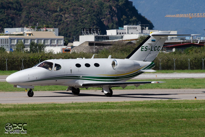 ES-LCC Ce510 510-0186 Mustang Air Ou @ Aeroporto di Bolzano © Piti Spotter Club Verona
