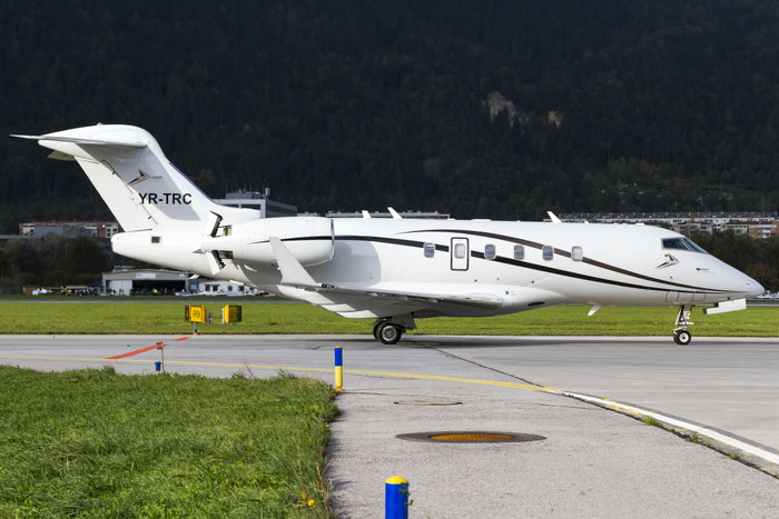 YR-TRC CL-300 20261 Toyo Aviation @ Innsbruck Airport 10.2014 © Piti Spotter Club Verona