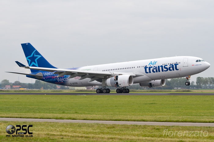 C-GTSZ A330-243 971 Air Transat @ Amsterdam Airport 20.09.2013 © Piti Spotter Club Verona