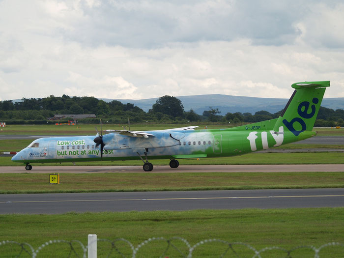 G-JEDP DHC-8-402 4085 Flybe - British European  @ Manchester Airport 20.07.2012  © Piti Spotter Club Verona