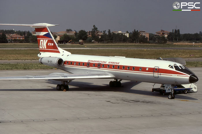 OK-DFI 3351908 Tu-134A OK-DFI CSA © 2018 courtesy of Marco Ceschi - Piti Spotter Club Verona