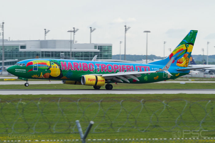 D-ATUJ B737-8K5 39923/4001 TUIfly @ Munich Airport 15.05.2016 © Piti Spotter Club Verona