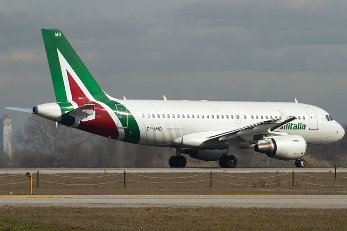 EI-IMD A319-112 2074 Alitalia @ Bologna Airport 18.02.2016 © Piti Spotter Club Verona