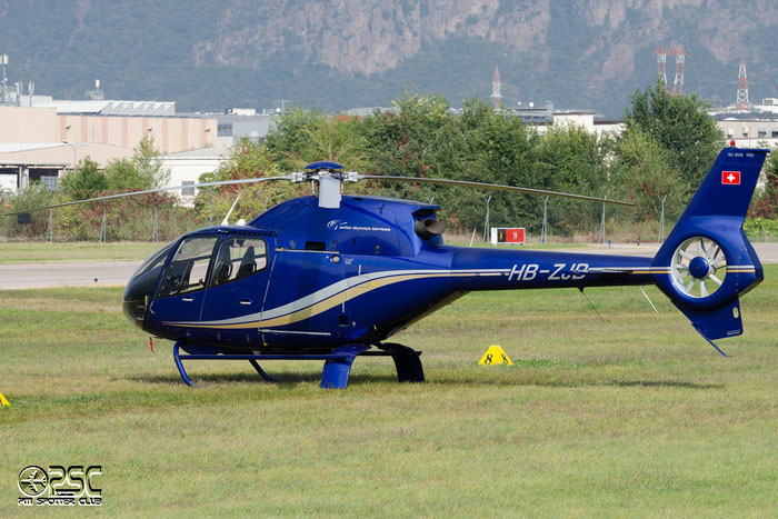 HB-ZJB Private Eurocopter EC120B Colibri @ Aeroporto di Bolzano © Piti Spotter Club Verona