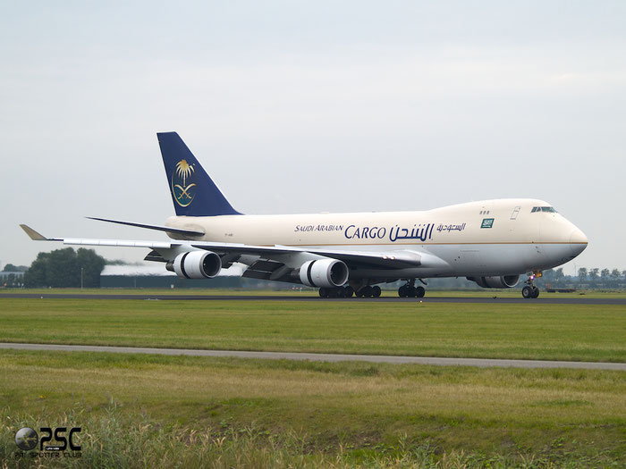 TF-AMU B747-48EF 27603/1210 Saudia - Saudi Arabian Airlines Lsf Air Atlanta Icelandic - @ Amsterdam Airport - 20.09.2013 © Piti Spotter Club Verona