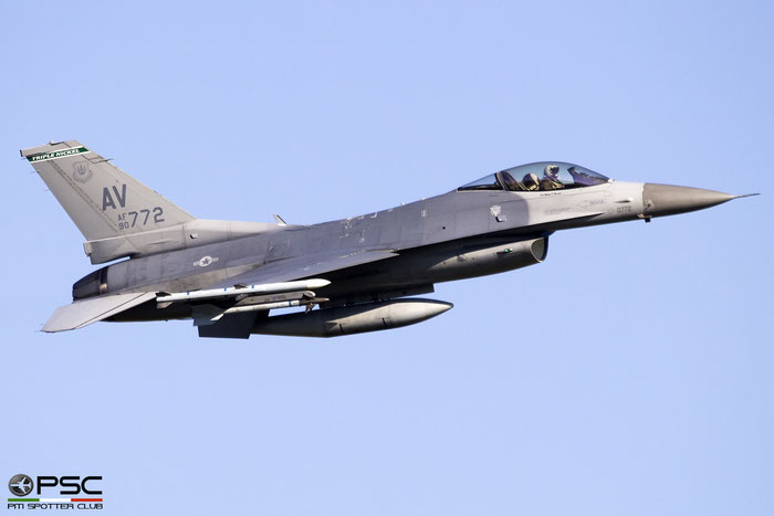 90-0772  AV  F-16CM-40-CF  1C-380  555th FS © Piti Spotter Club Verona 