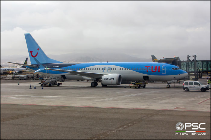 OO-TMY  B737-8  44592/6929  TUI fly Belgium @ Malaga 2018 © Piti Spotter Club Verona 