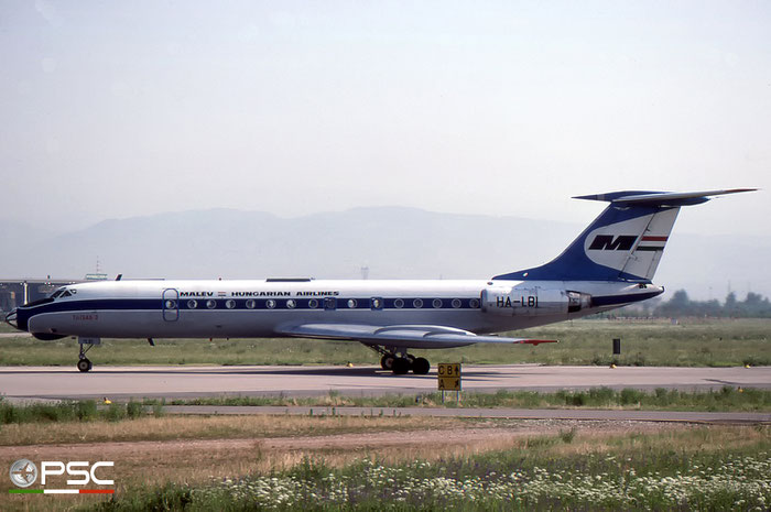 HA-LBI 1351301 Tu-134A HA-LBI MALÉV © 2018 courtesy of Marco Ceschi - Piti Spotter Club Verona