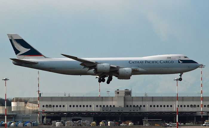 B-LJI  B747-867F  39247/1460  Cathay Pacific Airways  @ Milano Malpensa 09.12.2018  © Piti Spotter Club Verona