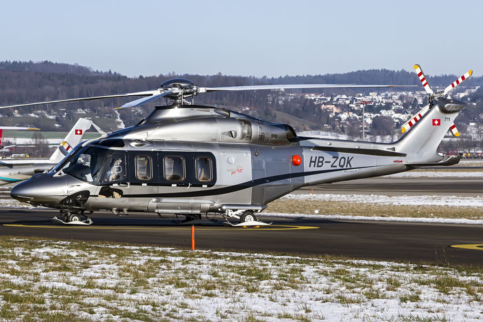 HB-ZQK AgustaWestland AW-139 A139 31711 Swiss Jet AG, Zuerich@ Zurich Airport 21.01.2016 © Piti Spotter Club Verona