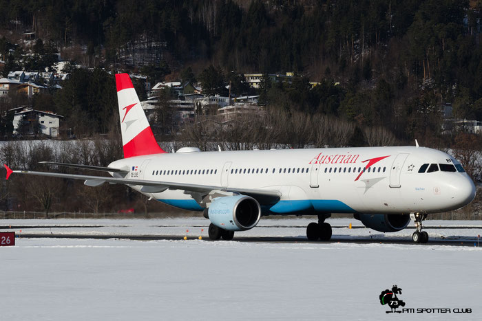 OE-LBE A321-211 935 Austrian Airlines @ Innsbruck Airport 28.01.2017 © Piti Spotter Club Verona