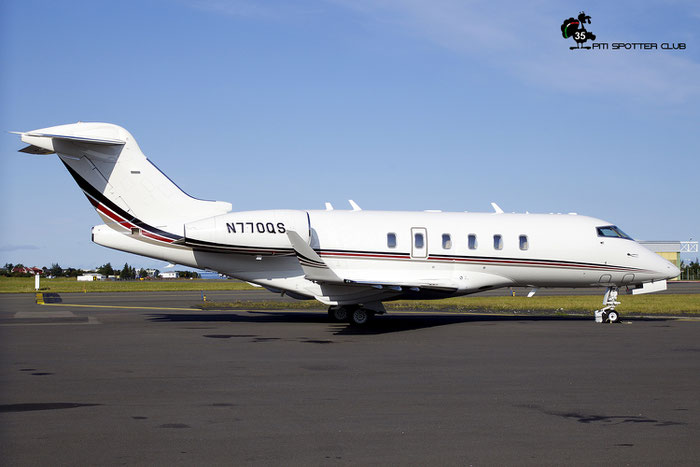 N770QS  CL-350  20543  NetJets  @ Reykjavik 08.2019 © Piti Spotter Club Verona 