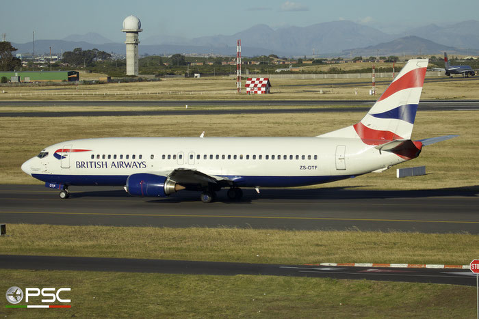 ZS-OTF B737-436 25305/2147 Comair - Commercial Airways @ Cape Town Airport 22.03.2014 © Piti Spotter Club Verona