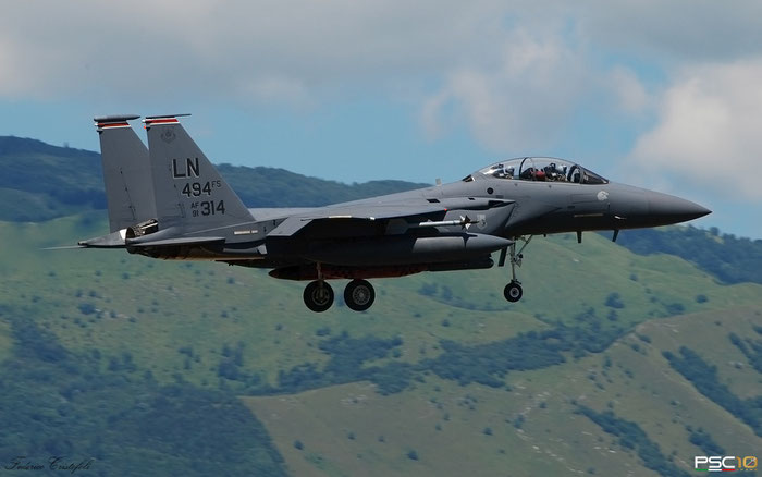 91-0314  LN  F-15E-51-MC  1221/E179  494th FS @ Aviano ©  2022 Piti Spotter Club Verona