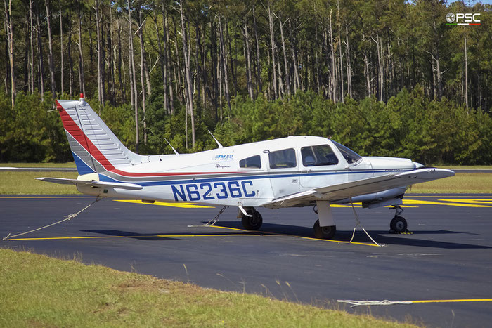 N6236C (1978 Piper PA-28R-201 Cherokee Arrow III C/N 28R-7837151 @ Kitty Hawk First Flight Airstrip Airport ©  2016 Piti Spotter Club Verona