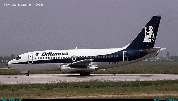 G-BJXJ B737-219 22657/846 Britannia Airways @ Aeroporto di Verona © Piti Spotter Club Verona