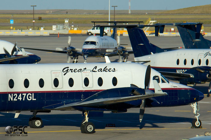 N247GL Beech 1900D UE-247 Great Lakes Airlines @ Denver Airport 25.09.2014 © Piti Spotter Club Verona