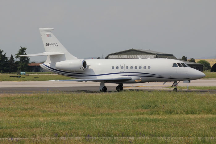 OE-HBG Falcon 2000 207 International Jet Management @ Aeroporto di Verona 10.06.2018  © Piti Spotter Club Verona