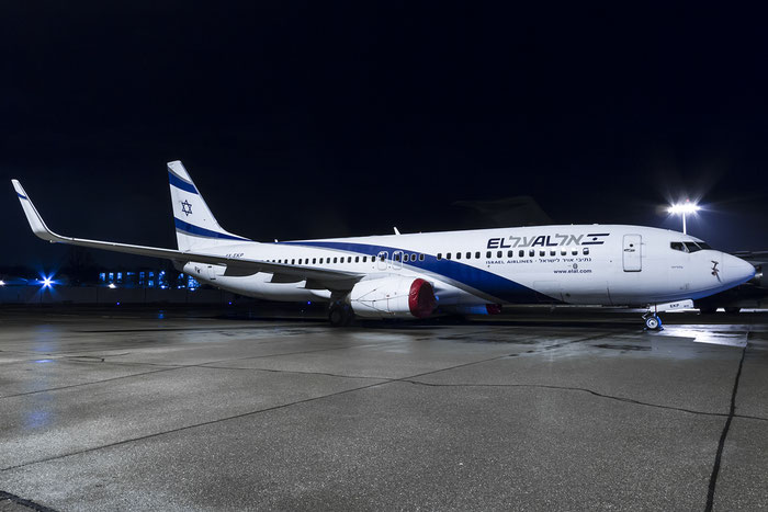 4X-EKP B737-8Q8 30639/935 El Al Israel Airlines @ Zurich Airport 20.01.2016 © Piti Spotter Club Verona