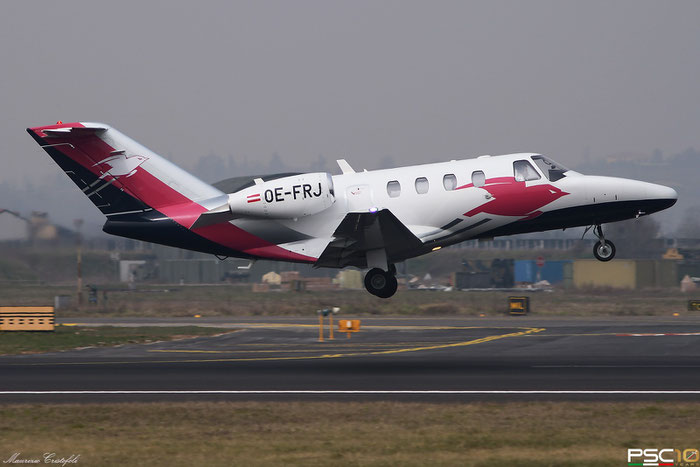 OE-FRJ  Ce525 (CJ1+)  525-0673  Pink Sparrow  @ Aeroporto di Verona  03 2022 © Piti Spotter Club Verona