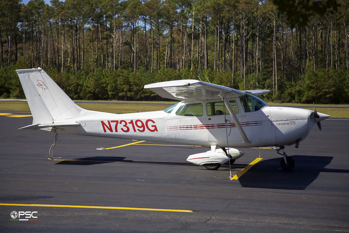 N7319G (1970 Cessna 172K Skyhawk C/N 17259019 @ Kitty Hawk First Flight Airstrip Airport ©  2016 Piti Spotter Club Verona