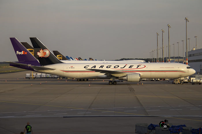 C-GUAJ B767-35EERBCF 26063/434 Cargojet Airways @ Cologne/Bonn Airport 08.2015 © Piti Spotter Club Verona