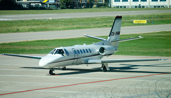 CS-DHM Ce550 Bravo 550-1093 NetJets Europe @ Aeroporto di Bolzano © Piti Spotter Club Verona