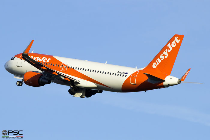 G-EZPU A320-214 7490 EasyJet Airline @ Edinburgh Airport 04.04.2017  © Piti Spotter Club Verona