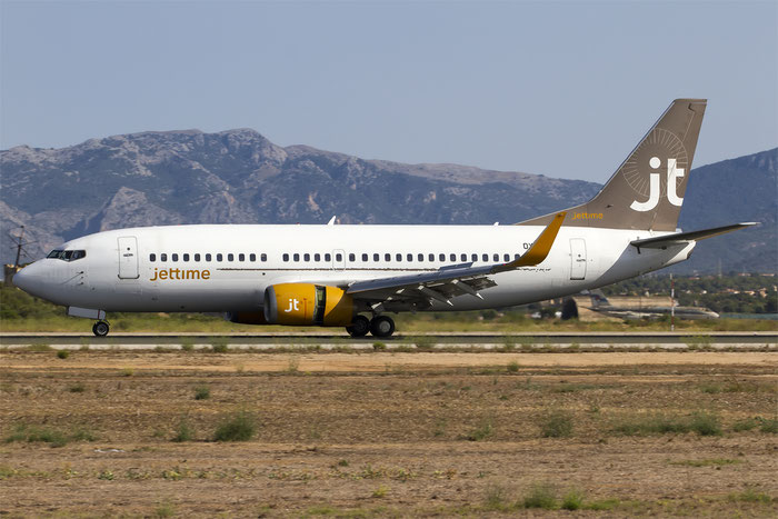 OY-JTE B737-3L9 27834/2692 Jet Time @ Palma de Mallorca Airport 07.2014 © Piti Spotter Club Verona