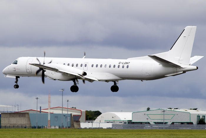 G-LGNT Saab 2000 2000-039 Loganair @ Dublin Airport 14.08.2016  © Piti Spotter Club Verona