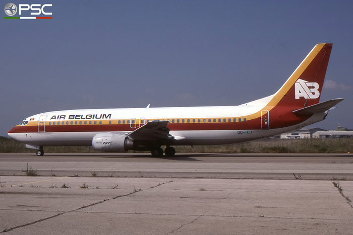 OO-ILJ B737-46B 25262/2088 Air Belgium (1980) © 2017 courtesy of Marco Ceschi - Piti Spotter Club Verona