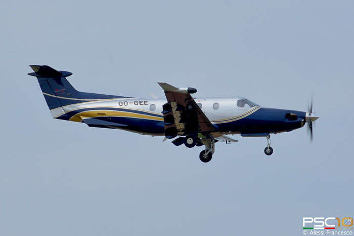 OO-GEE  PC-12/47E  1174  Blue Sky Aviation @ Aeroporto di Verona  05 2022 © Piti Spotter Club Verona
