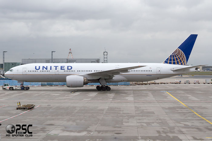 N791UA B777-222ER 26933/93 United Airlines @ Frankfurt Airport 22.10.2014 © Piti Spotter Club Verona