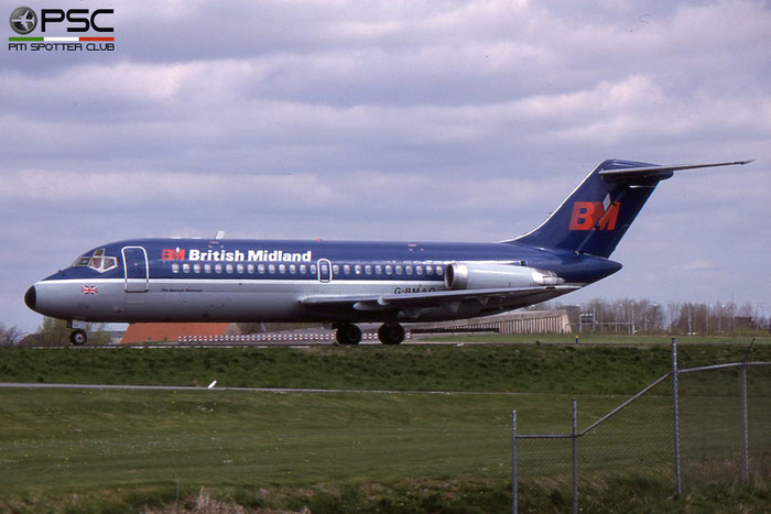 G-BMAG DC-9-15 45719/18 BMA - British Midland Airways © 2018 courtesy of Marco Ceschi - Piti Spotter Club Verona