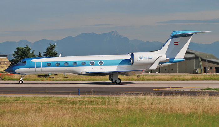 OE-LCZ G550 5562 Avcon Jet @ Aeroporto di Verona 07.2018  © Piti Spotter Club Verona