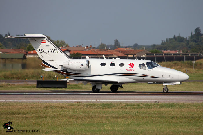 OE-FBD  Ce510  510-0303  GlobeAir  @ Aeroporto di Verona 09.2020  © Piti Spotter Club Verona