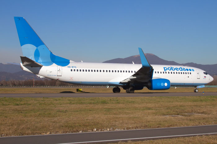 VQ-BTG B737-8FZ 41992/4908 Pobeda @ Bergamo Airport 04.02.2016 © Piti Spotter Club Verona