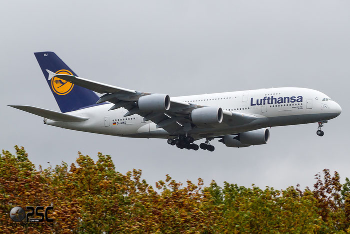 D-AIMJ A380-841 73 Lufthansa @ Frankfurt Airport 22.10.2014 © Piti Spotter Club Verona
