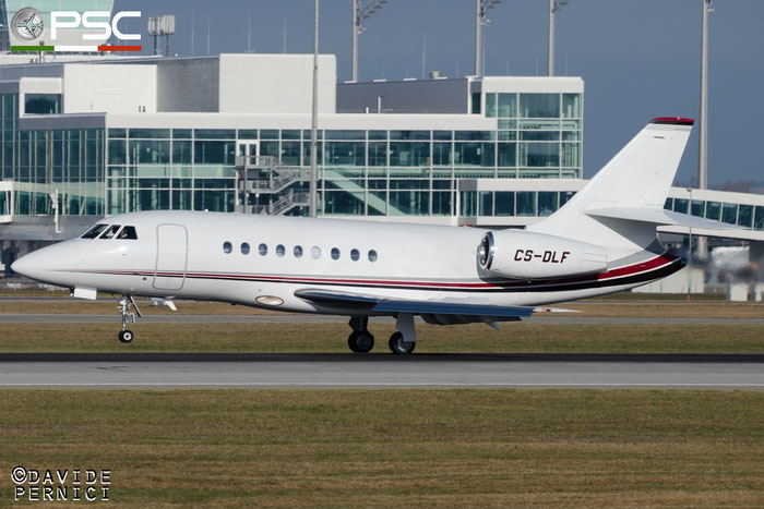 CS-DLF Falcon 2000EX-EASy 134 NetJets Europe @ Munich Airport 13.12.2015 © Piti Spotter Club Verona