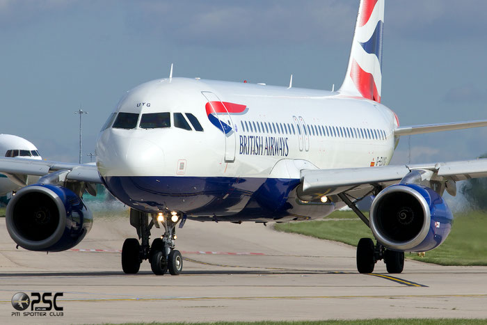 G-EUYG A320-232 4238 British Airways @ Manchester Airport 13.05.2014 © Piti Spotter Club Verona