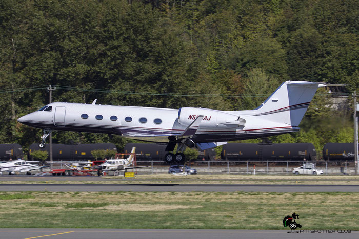 N583AJ G-IV 1184 Jerone S. Moss @ Boeing Field Airport 22.09.2015 © Piti Spotter Club Verona