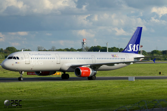 OY-KBB A321-232 1642 SAS Scandinavian Airlines - Scandinavian Airlines System @ Manchester Airport 13.05.2014 © Piti Spotter Club Verona