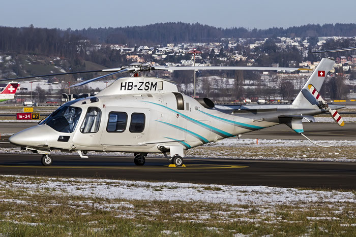 HB-ZSM Agusta A-109E LUH A109 @ Zurich Airport 21.01.2016 © Piti Spotter Club Verona